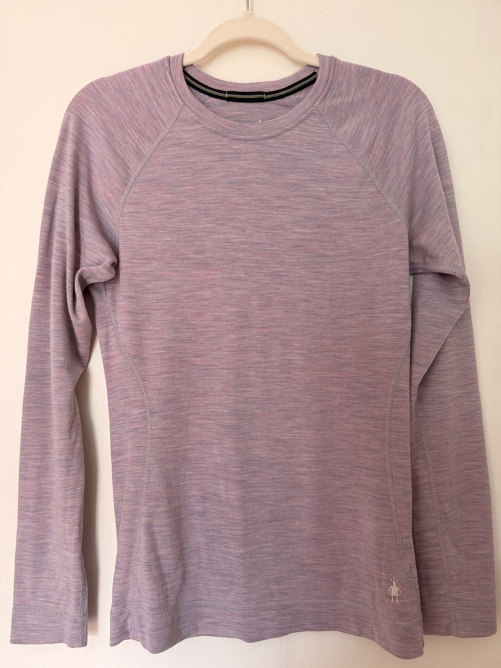 Smartwool Lavender Heather Merino Crewneck Base layer top